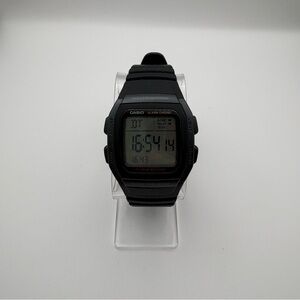 Casio Men's W96H-1BV Classic Sport Digital Black Watch Illuminator